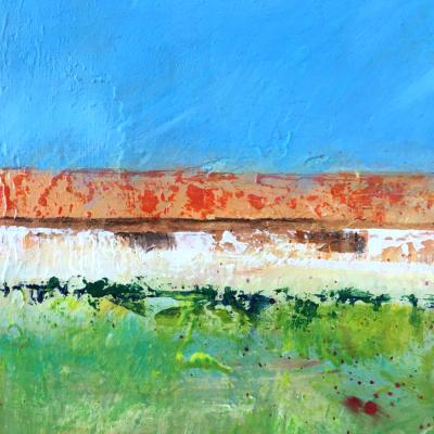 DANE - Les coquelicots sur l’Ile de Ré, 2019 - Acrylique sur toile 2