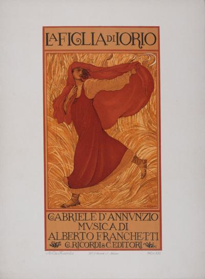 Adolfo DE CAROLIS - Figli di Iorio, 1914 - Affiche lithographique originale 2