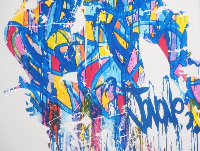 JonOne - Liberté, Egalité, Fraternité, 2015 - Sérigraphie sur toile 2