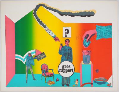 Antonio SEGUI : La folie, 1970 - Lithographie signée au crayon 2