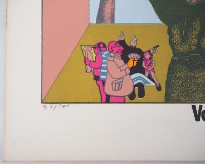 Antonio SEGUI : La révolte, 1970 - Lithographie signée au crayon 2