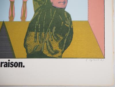 Antonio SEGUI : La révolte, 1970 - Lithographie signée au crayon 2