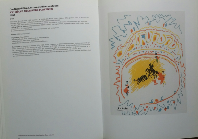 Pablo Picasso Petite corrida (1958)  lithographie originale en couleurs editee pour l'album 