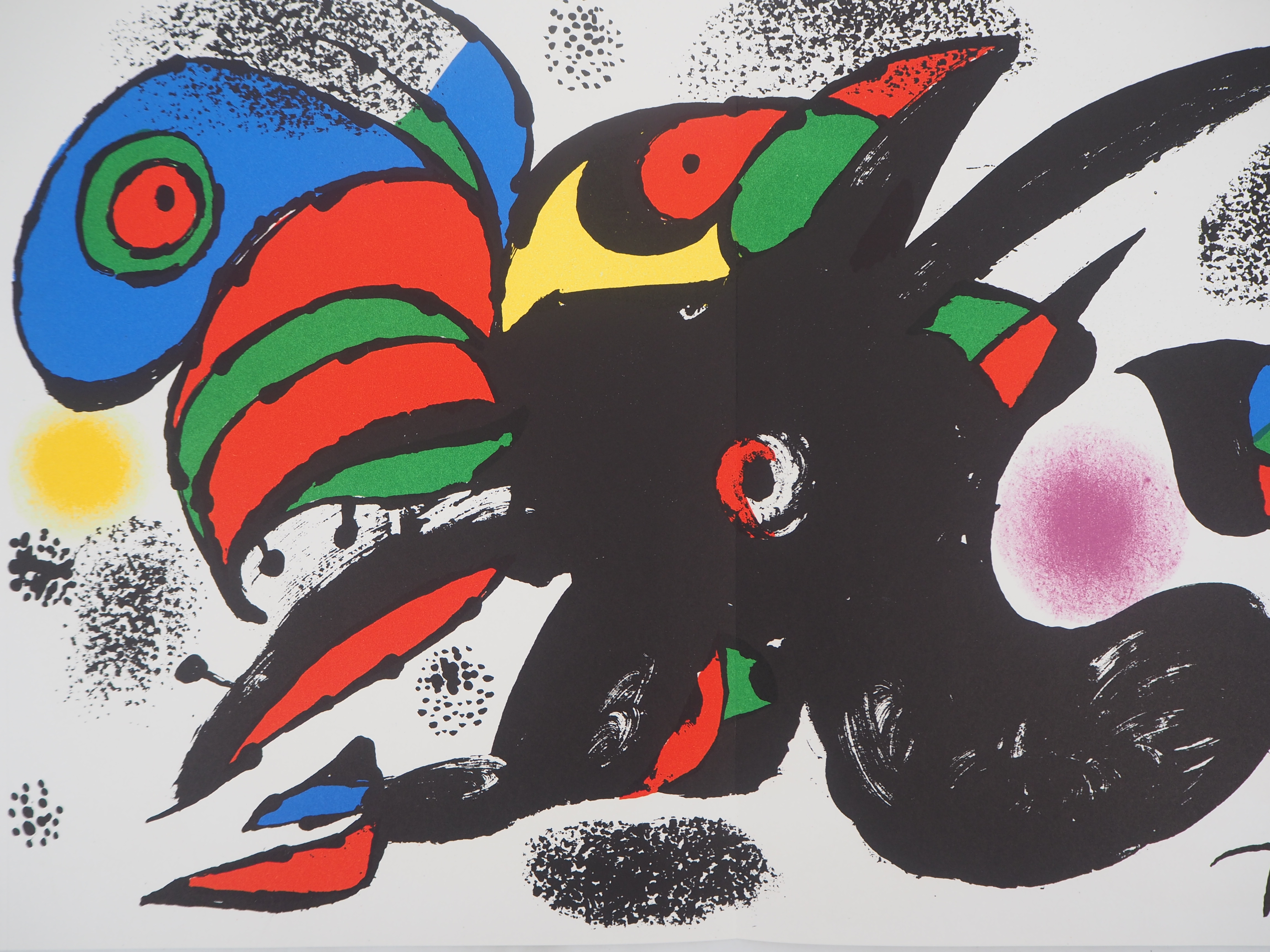 Miro Insects Joan MIRO - L'oiseau - Lithographie originale - Art Moderne - Plazzart