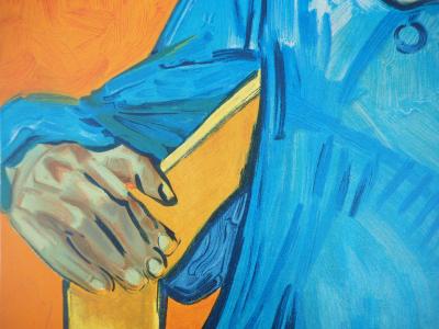 Vincent VAN GOGH (d’après) : Camille Roulin, l’écolier - Lithographie en couleur 2