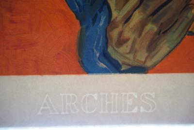 Vincent VAN GOGH (d’après) : Camille Roulin, l’écolier - Lithographie en couleur 2