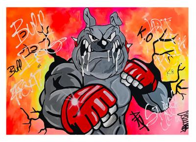 Clem$ - Bull Fighter, 2019 - Acrylique sur toile 2