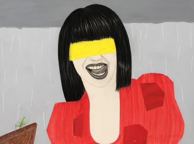 Mateo ANDREA - Vestido Rojo, 2019 - Technique mixte 2