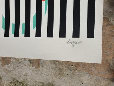 Yaacov AGAM -  Message of Peace, 1988 - Sérigraphie signée au crayon 2