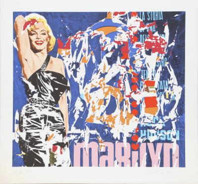 Mimmo ROTELLA - Marilyn, 1979 - sérigraphie 2
