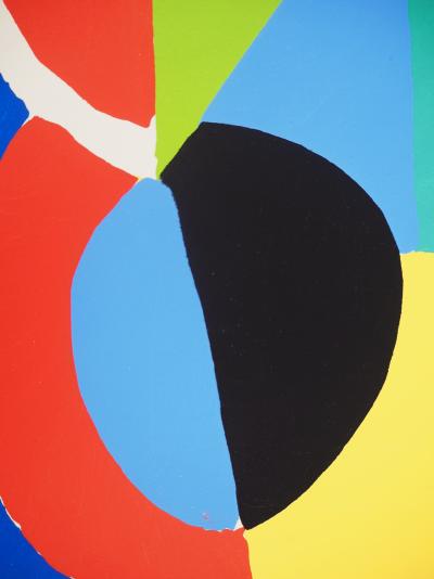 Sonia DELAUNAY (d’après) - Rythme de couleurs, 1956 - Lithographie et pochoir 2