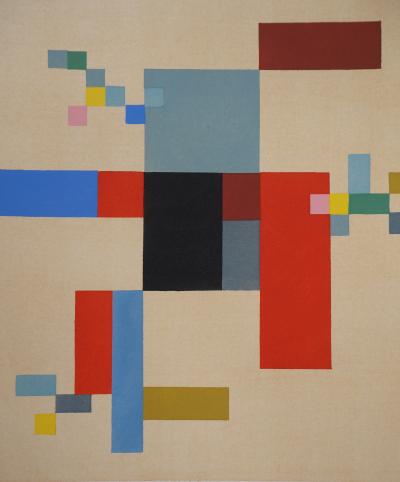 Sophie Taeuber-Arp (d’après) - Composition, 1956 - Lithographie et pochoir 2