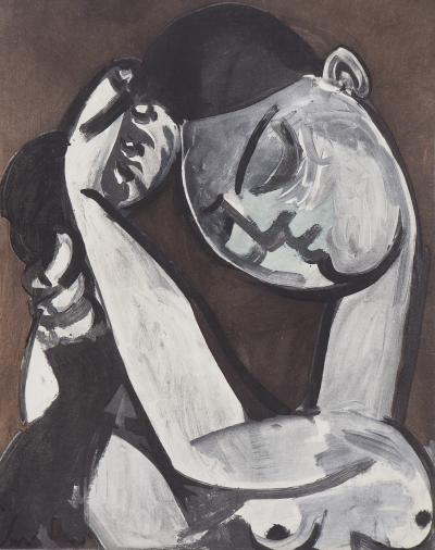 Pablo PICASSO (d’après) - Femme se coiffant, 1956 - Lithographie signée 2
