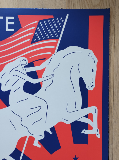 Cleon PETERSON - Vote, Keep Hope & Freedom Alive! (Red, White & Blue) 2024 2
