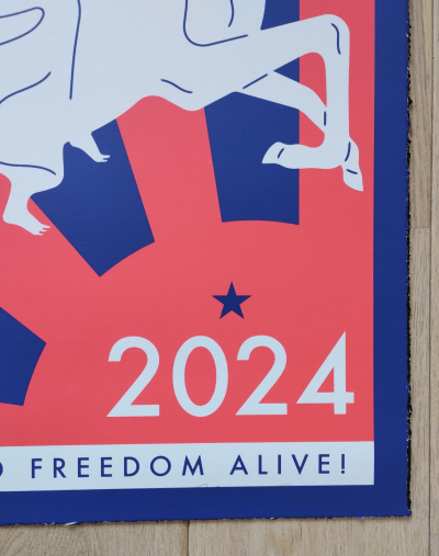 Cleon PETERSON - Vote, Keep Hope & Freedom Alive! (Red, White & Blue) 2024 2