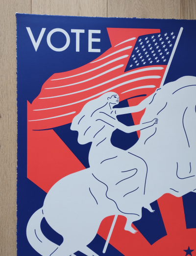 Cleon PETERSON - Vote, Keep Hope & Freedom Alive! (Red, White & Blue) 2024 2