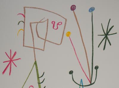 Joan Miró: Family with a Star - Signed Lithograph 2