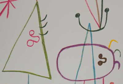 Joan Miró: Family with a Star - Signed Lithograph 2