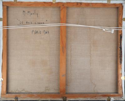 Marcel MOULY : Le bois chaud, 1967 - Huile sur toile signée 2
