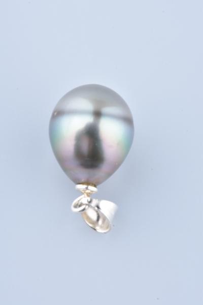 Pendentif de perle de culture de Tahiti en forme de goutte 2