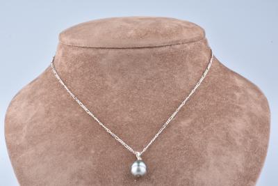 Pendentif de perle de culture de Tahiti en forme de goutte 2