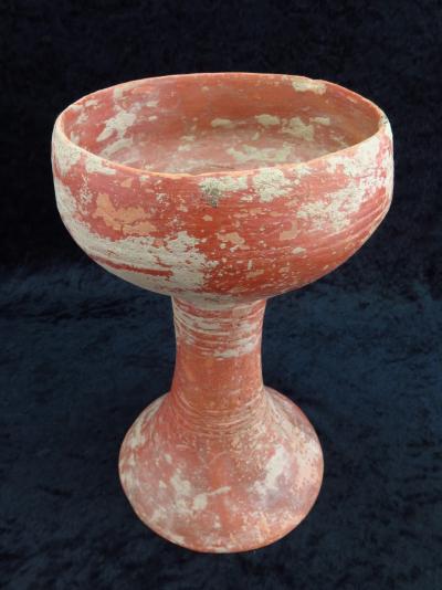Empire néo-babylonien - Coupe en terre cuite décorée 2