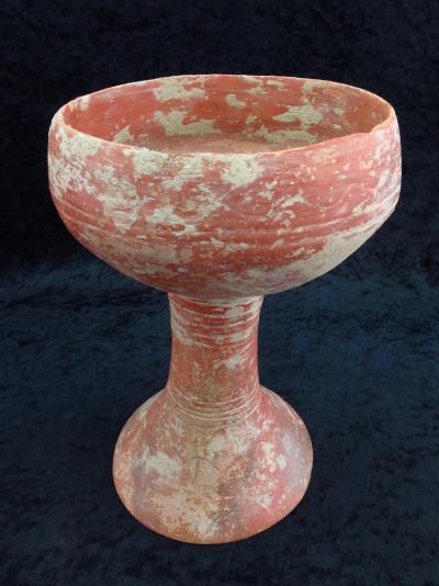 Empire néo-babylonien - Coupe en terre cuite décorée 2