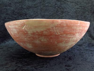 Ancien bol en terre cuite décoré à la Nouvelle Babylone 2