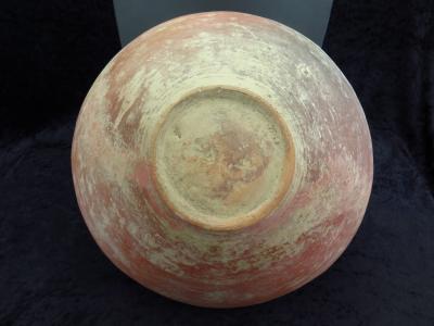 Ancien bol en terre cuite décoré à la Nouvelle Babylone 2