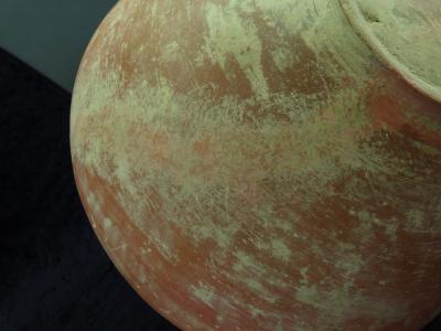 Ancien bol en terre cuite décoré à la Nouvelle Babylone 2