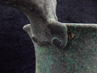 Rome Antique  - Pichet Oenochoe en bronze 2
