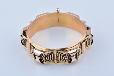 Bracelet tank en or jaune 18 carats 2