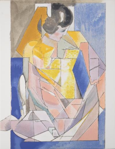 Jacques VILLON - Portrait d'une jeune fille, 1972 - Lithographie originale 2
