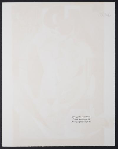Jacques VILLON - Portrait d'une jeune fille, 1972 - Lithographie originale 2