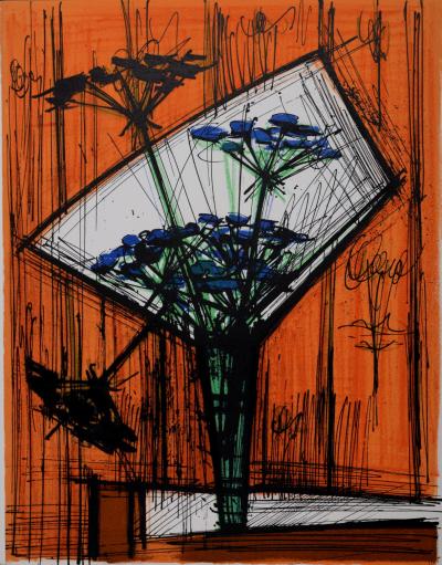 Bernard BUFFET - Les ombelles, 1972 - Lithographie Originale 2