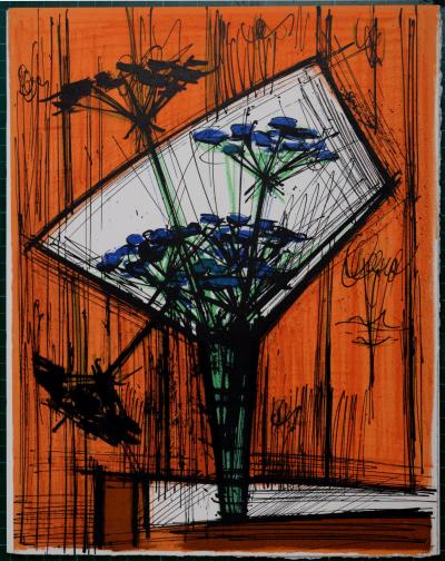 Bernard BUFFET - Les ombelles, 1972 - Lithographie Originale 2