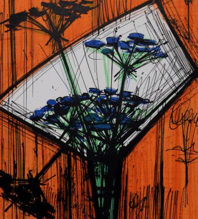 Bernard BUFFET - Les ombelles, 1972 - Lithographie Originale 2