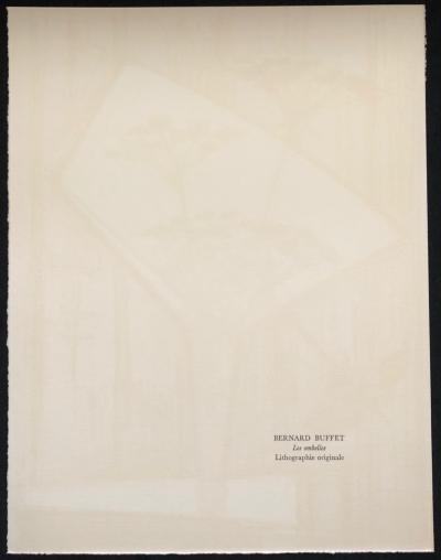Bernard BUFFET - Les ombelles, 1972 - Lithographie Originale 2
