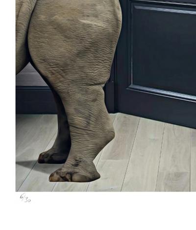 Mr Strange - Les rhinoceros, 2019 - Sérigraphie signée au crayon 2