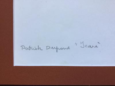 Lucienne PAGEOT-ROUSSEAUX - Patrick Dupond,Icare, circa 1980 - Dessin au crayon signé 2