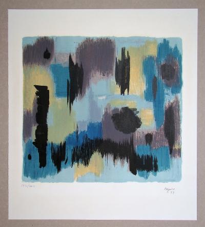 Jean BAZAINE - Composition, 1957 - Lithographie originale signée et numérotée 2