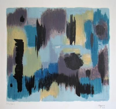 Jean BAZAINE - Composition, 1957 - Lithographie originale signée et numérotée 2
