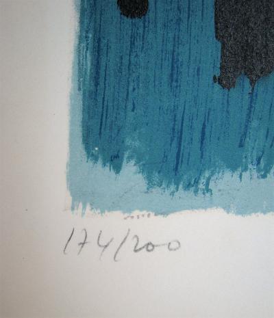 Jean BAZAINE - Composition, 1957 - Lithographie originale signée et numérotée 2