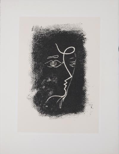 Georges BRAQUE - Profil de Femme, 1972 - Original lithograph 2
