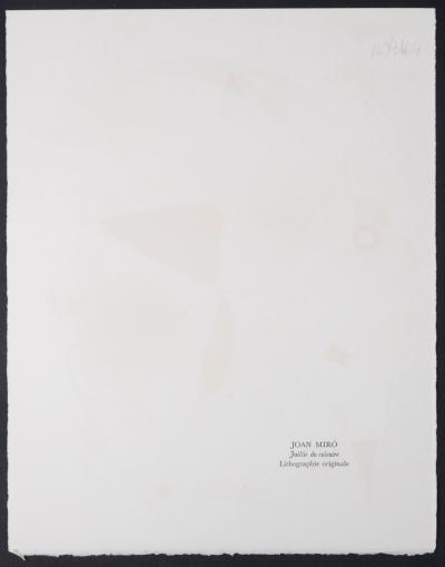 Joan MIRO - Jaillie du calcaire, 1972 - Original lithograph 2