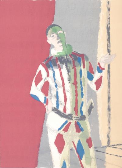 Maurice BRIANCHON - L’Arlequin, 1972 - Original lithograph 2