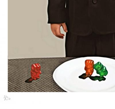 Mr Strange - Les bonbons sont mauvais pour la sante, 2019 - Sérigraphie signée au crayon 2