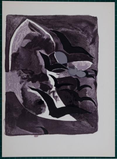 Georges BRAQUE - Les oiseaux de nuit, 1964 - Original lithograph 2