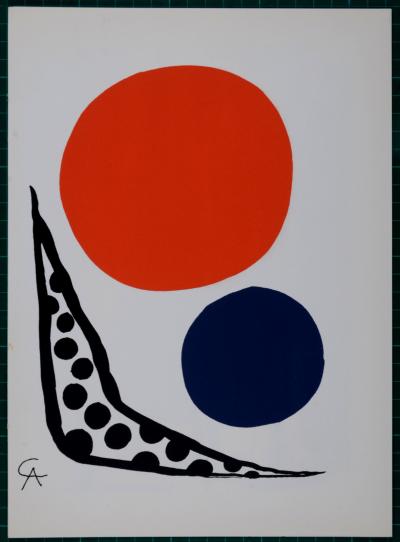Alexander CALDER - Composition, 1964 - Lithographie originale Mourlot 2