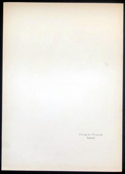Jacques VILLON - Intilité, 1964 - Lithographie Originale Mourlot 2